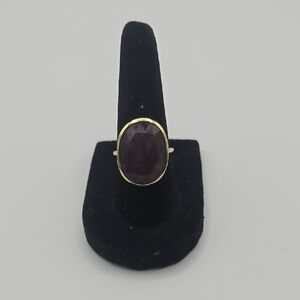 Size 6 Gold and Purple Ring